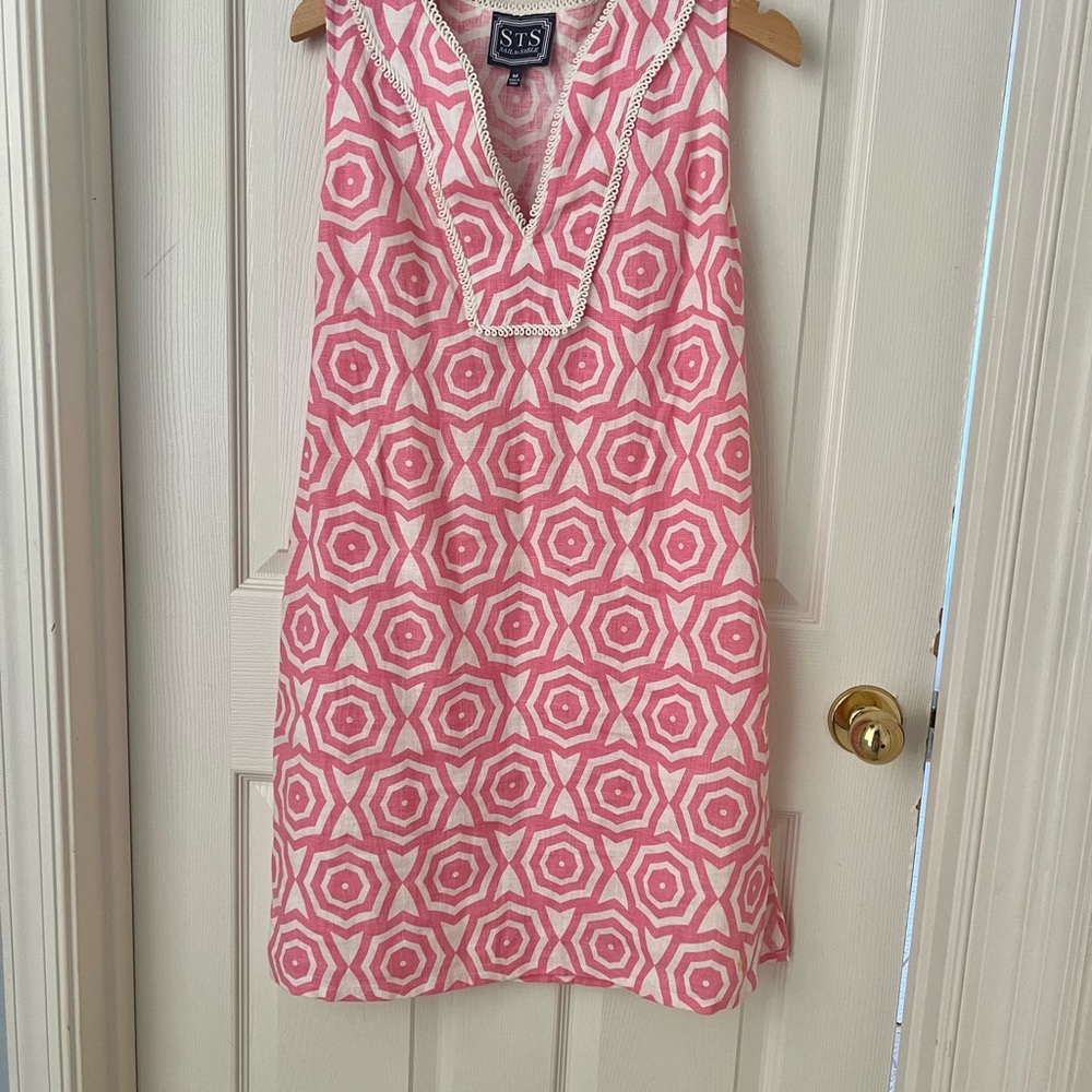 Sail to Sable linen tunic dress. Size Medium